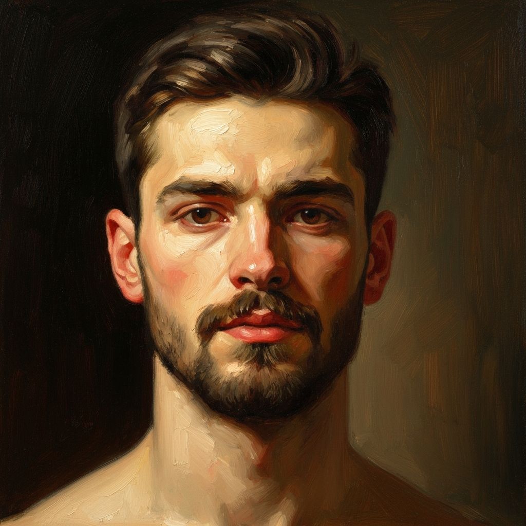 Oil Painting portrait - after